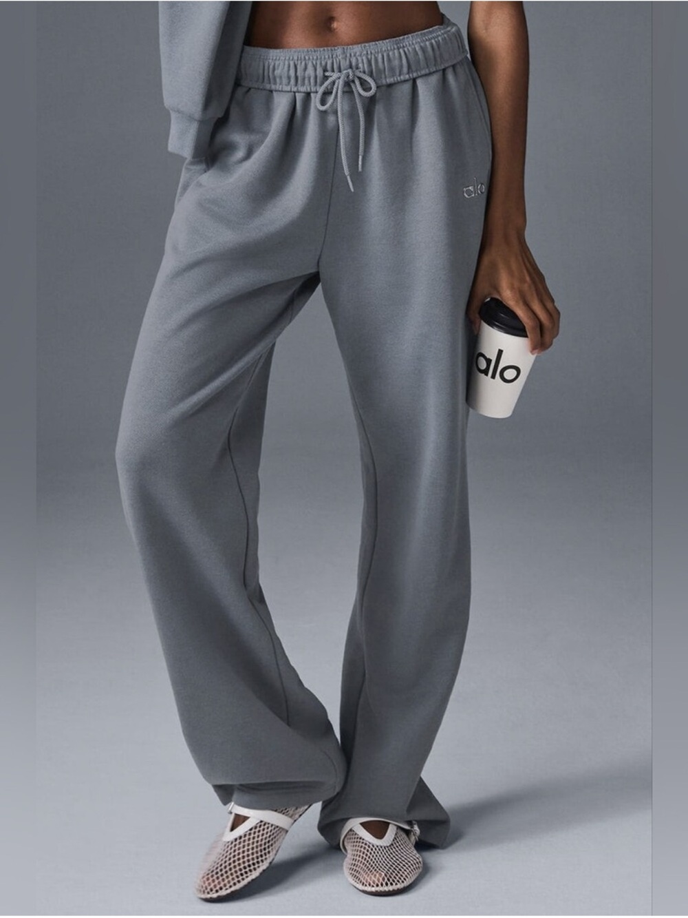 ♡ Alo Yoga Accolade Sweatpants Steel Grey